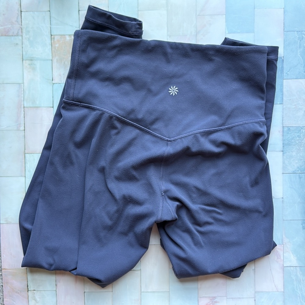 Athleta Ultra High Rise Elation Tight purple blue legging xs